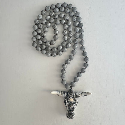 Grey Buffy Necklace