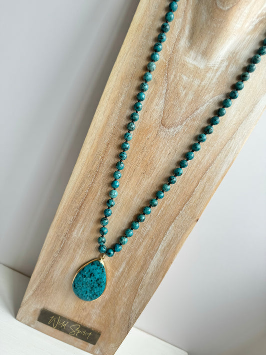 Teal Arlo Necklace