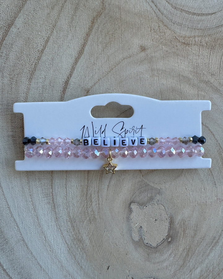 Believe Bracelet Set
