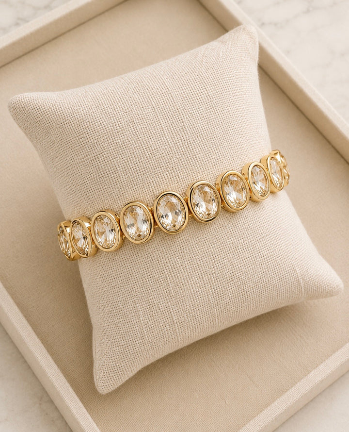 Crystal Oval Bling Bracelet