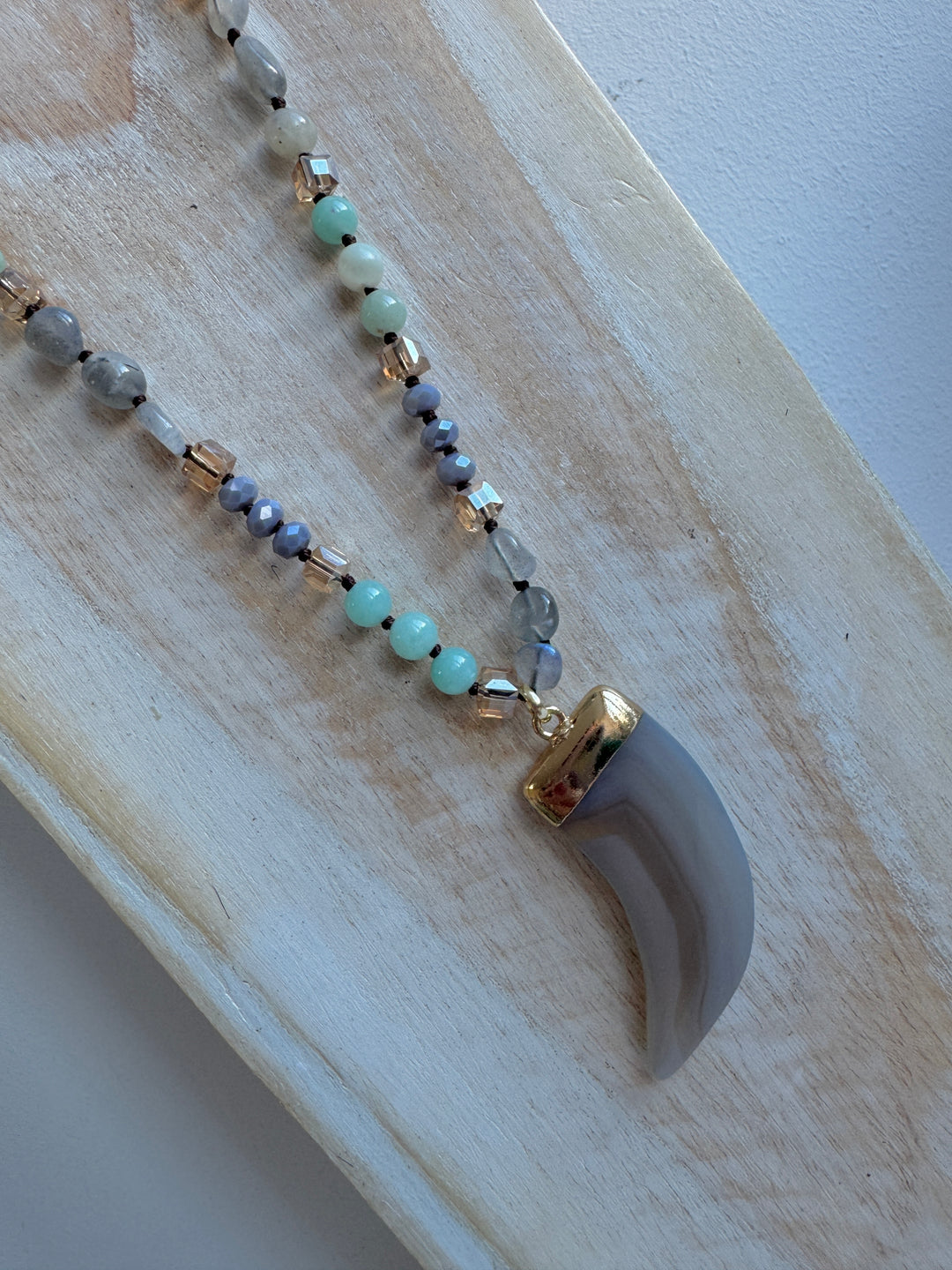 Kora Natural Stone Necklace