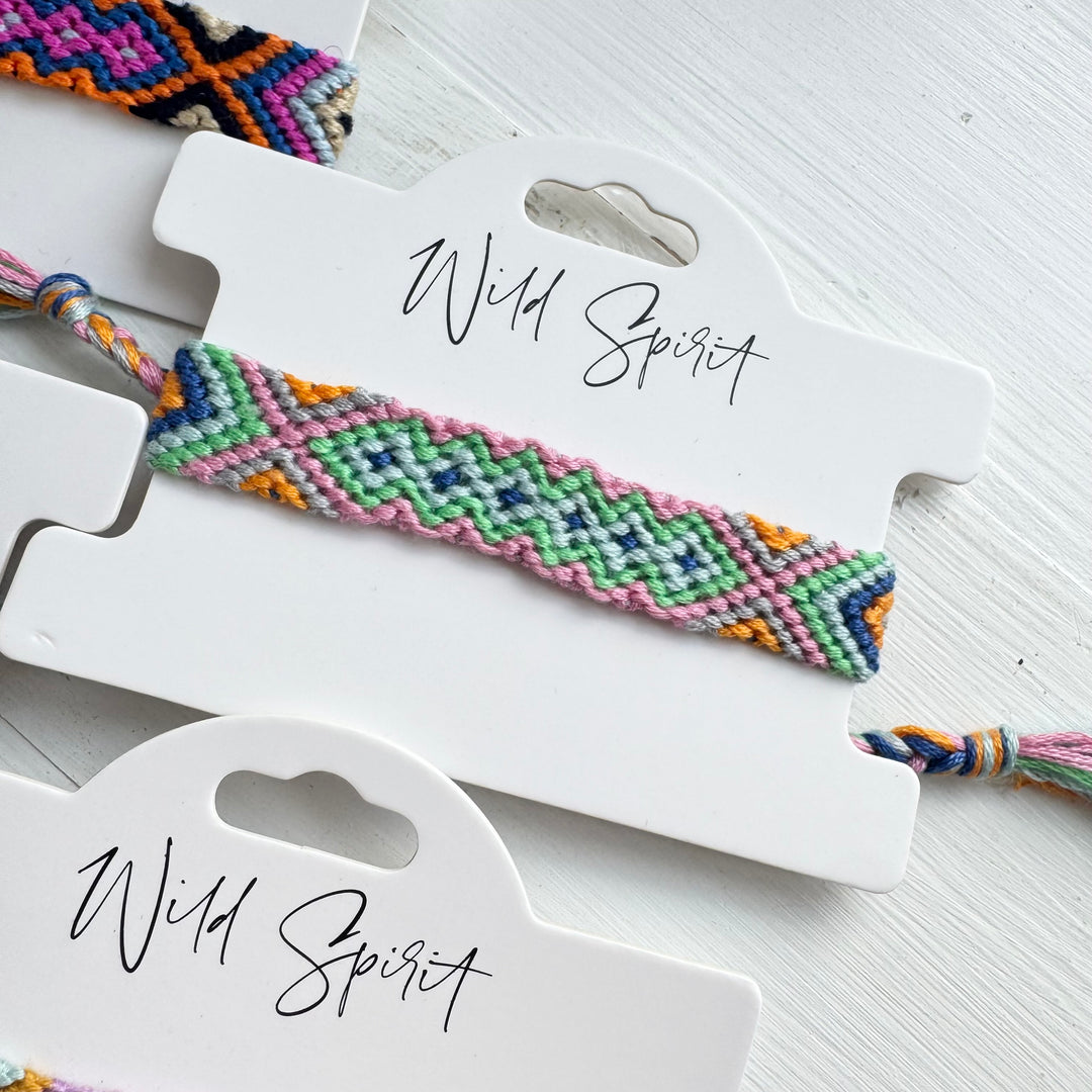Aztec Woven Bracelets (8 Pk)