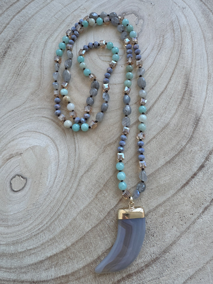 Kora Natural Stone Necklace