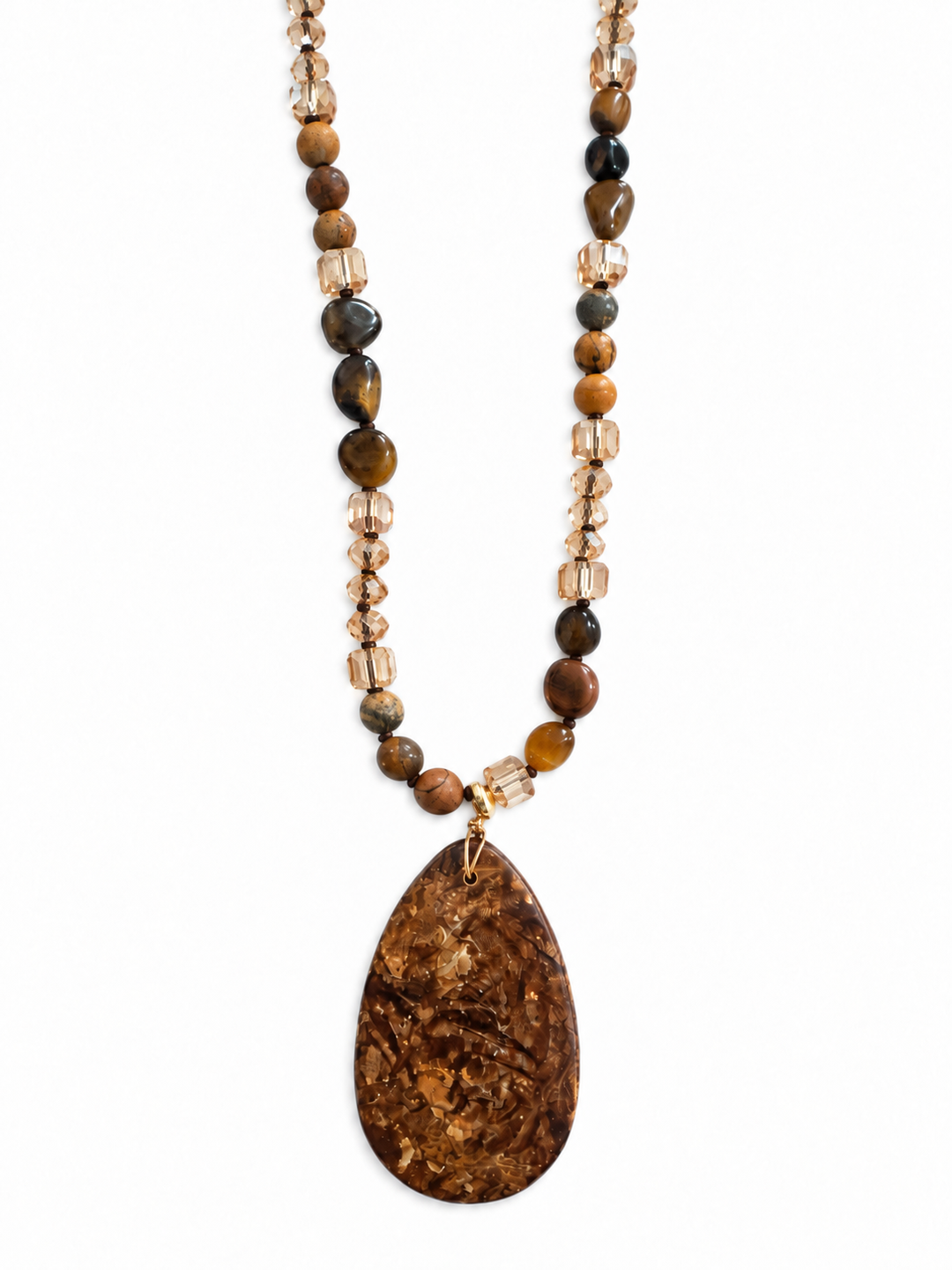 a necklace with a pendant
