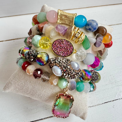 Joy Stack of 5 Bracelets