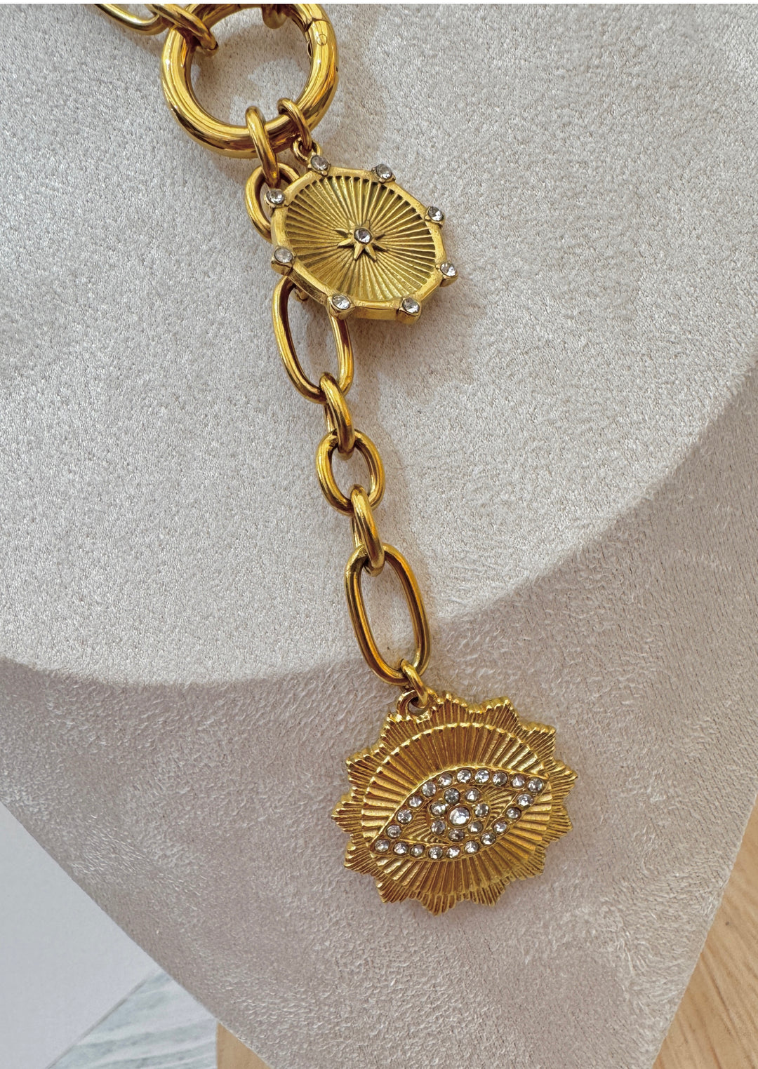 The Iconic Evil Eye Gold Plated Waterproof Necklace
