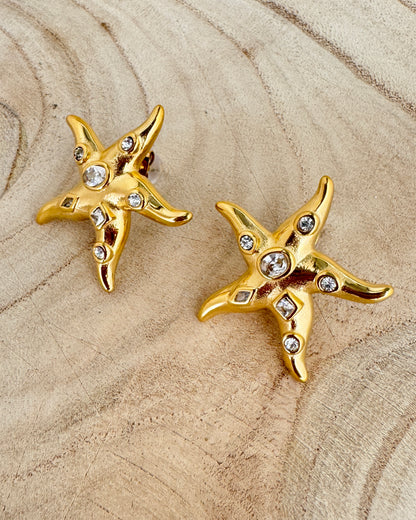 The Glowproof Starfish Bling Earrings