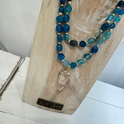 Blue Athena Necklace