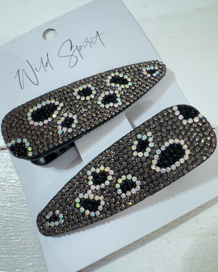 Leopard Gift Set of 2 Hair Slides (Mixed pack of 5)