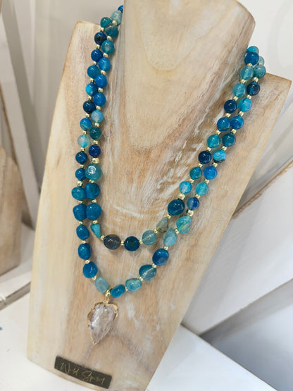 Blue Athena Necklace