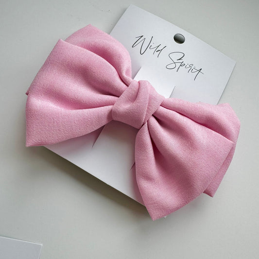 Pink Hair Bow Slide (Pack of 4)