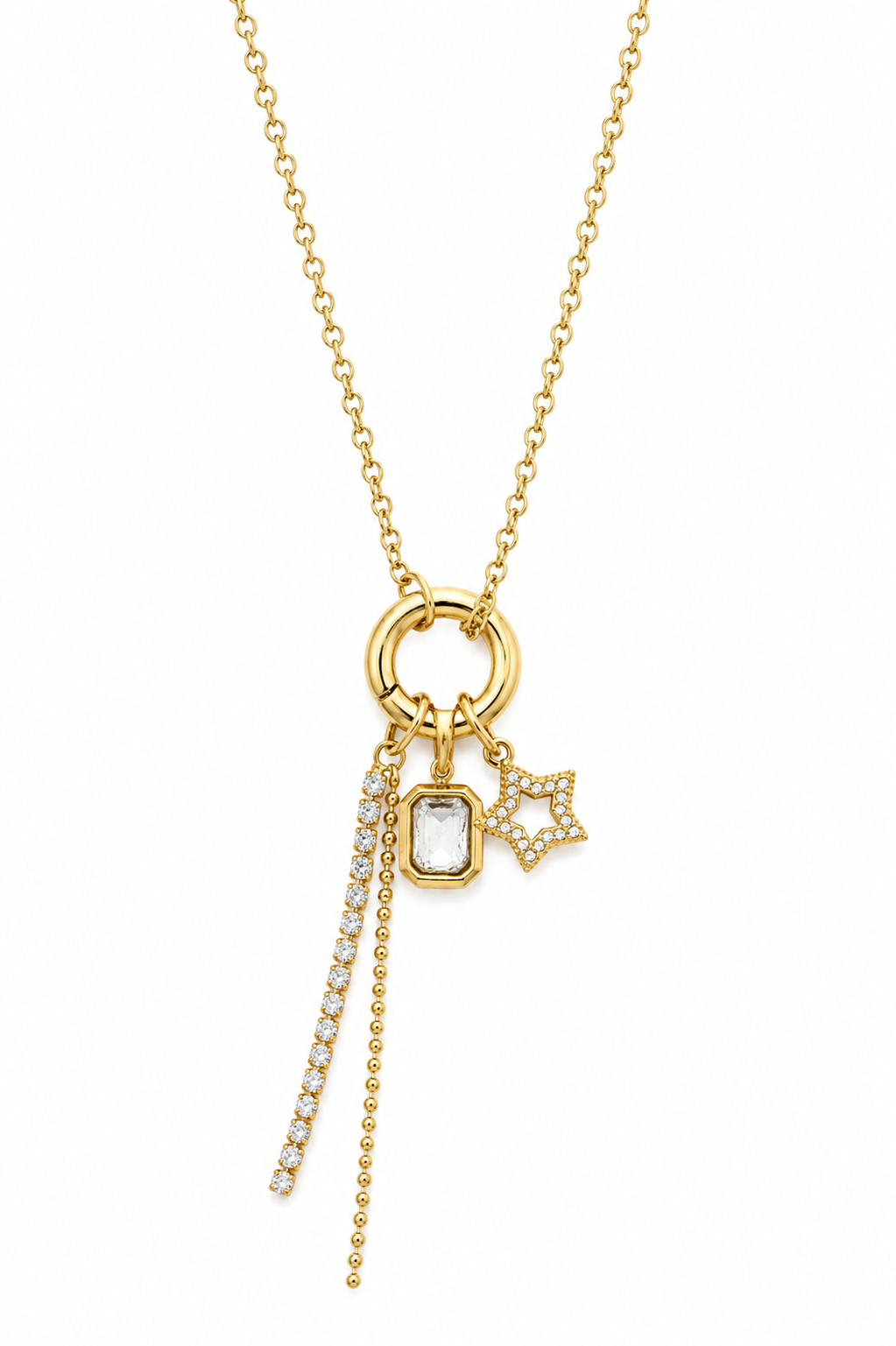 Twilight Charm Gold Plated Waterproof Necklace