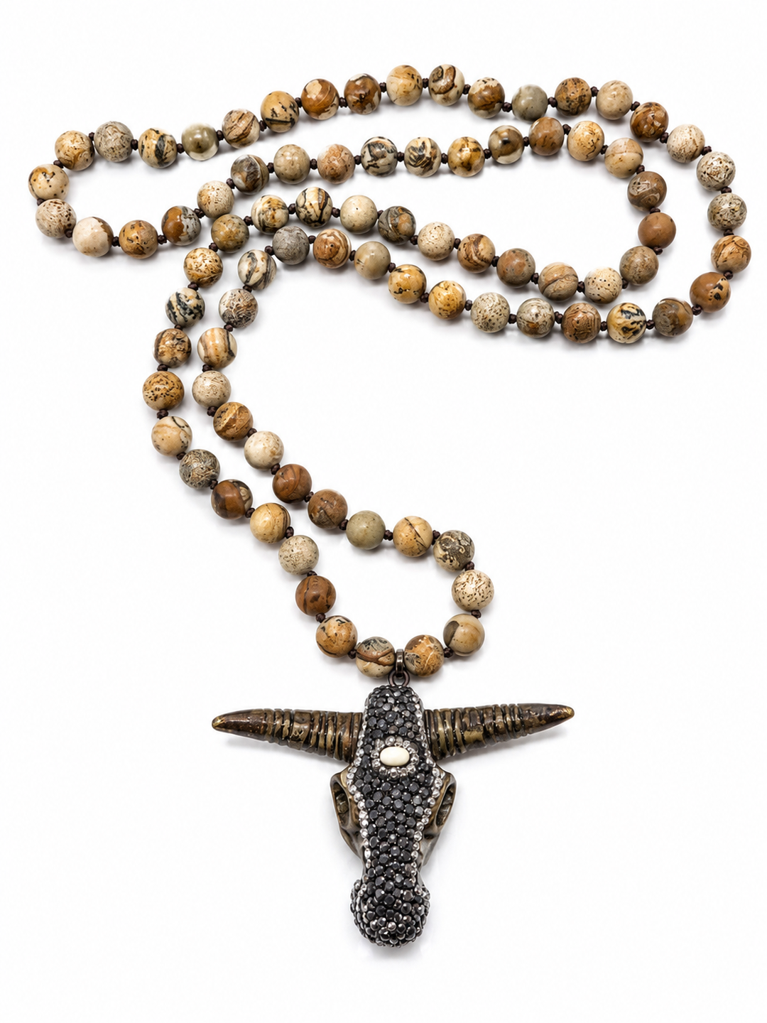 Brown Buffy Necklace