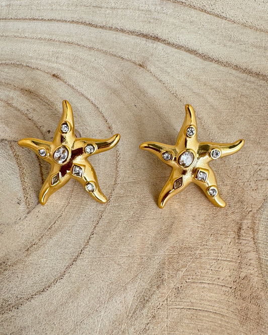 The Glowproof Starfish Bling Earrings