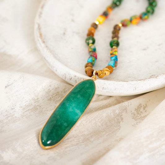 The Green Mix Selena Necklace