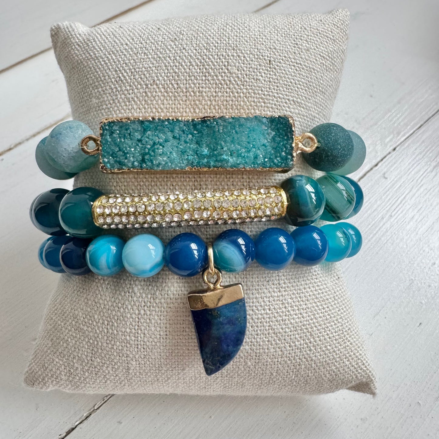 Blue Haven Set of 3 Bracelets