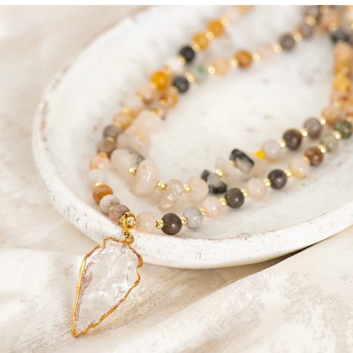 The Grey Mix Athena Necklace