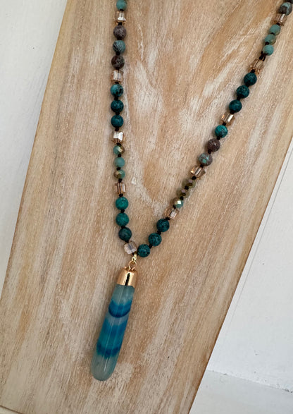 Blue Sofia Necklace