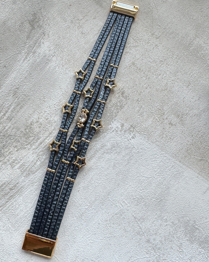 The Navy Starlight Cuff Bracelet