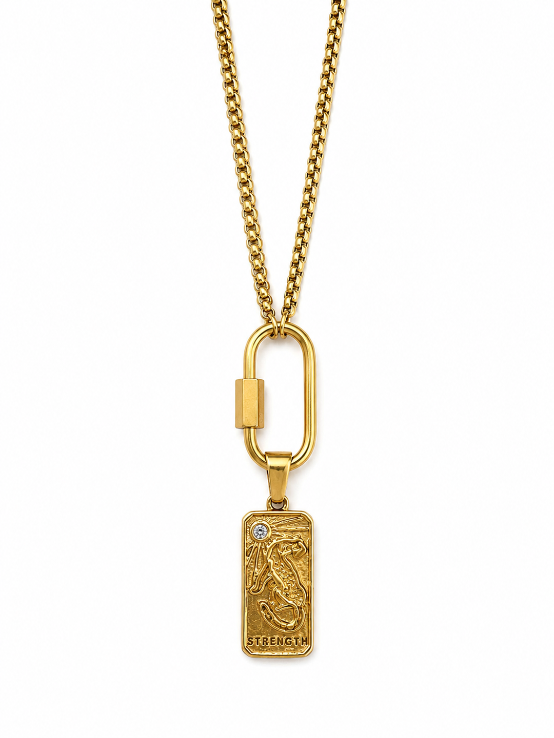 Strength Charm Necklace