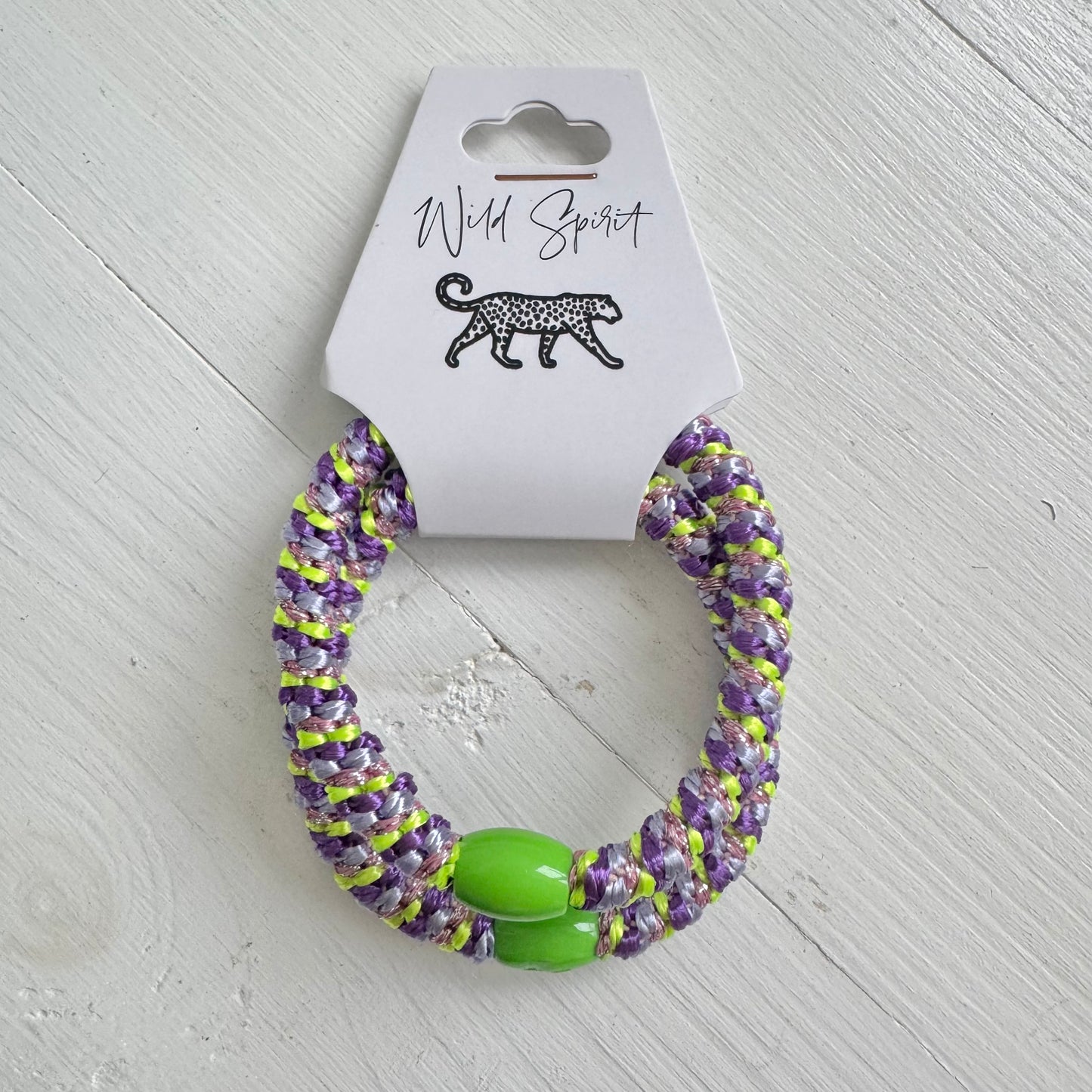 Purple & Lime Mix Twisty Bobbles (Pack of 3)