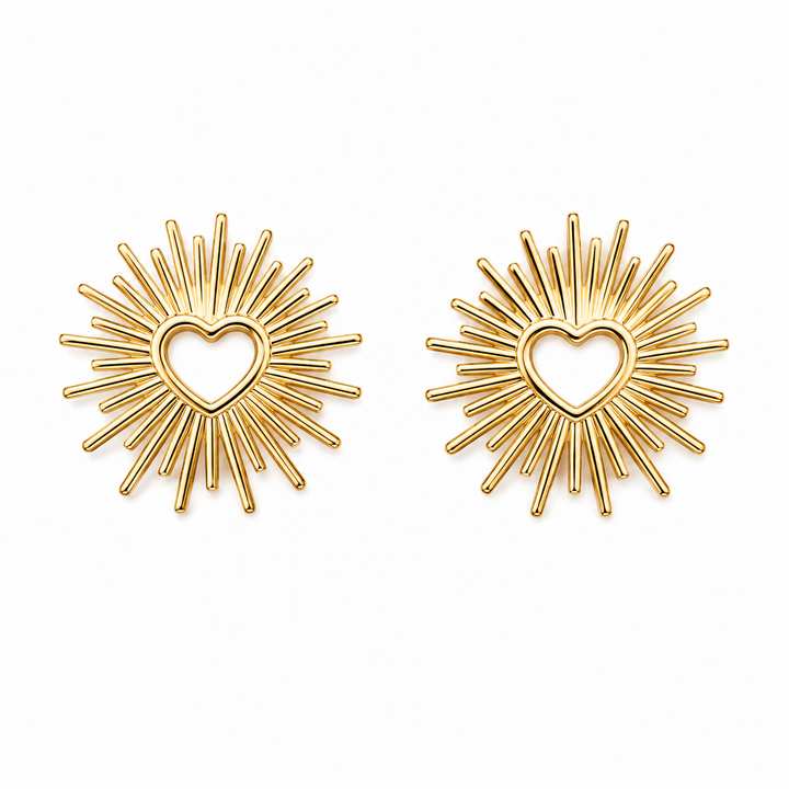 Loveburst Gold Plated Waterproof Earrings