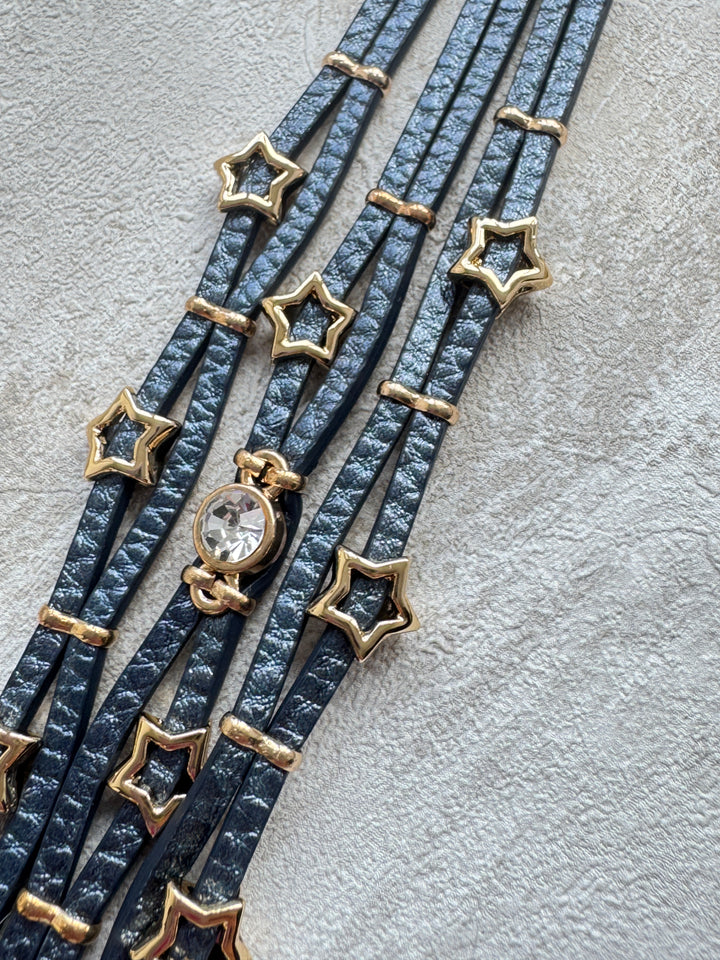 The Navy Starlight Cuff Bracelet