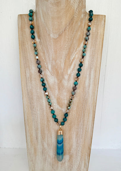 Blue Sofia Necklace