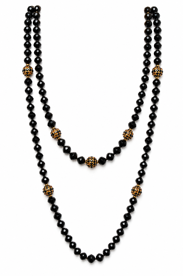 Black Bella Double Layer Necklace