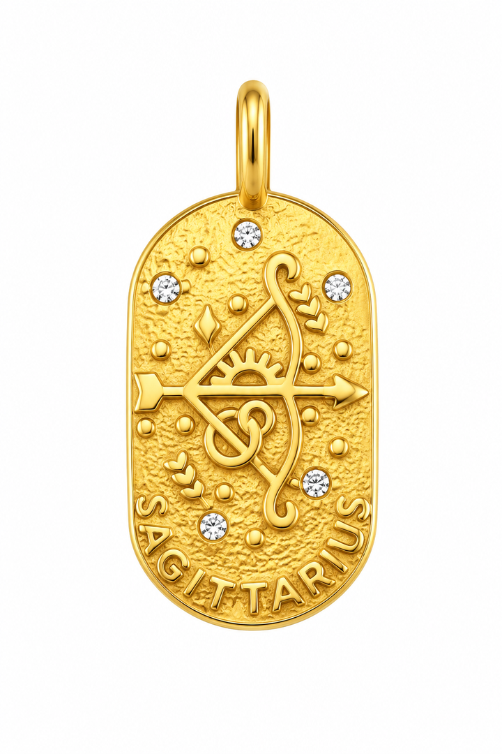 Set of 12 Horoscope Charm Necklaces