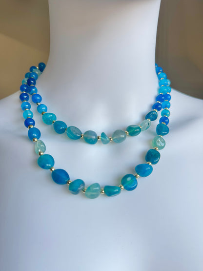 Blue Athena Necklace