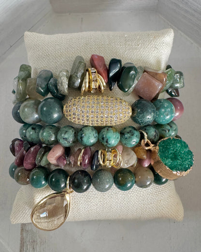 The Forest Bracelet Stack