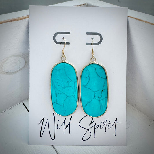 River Earrings - Blue