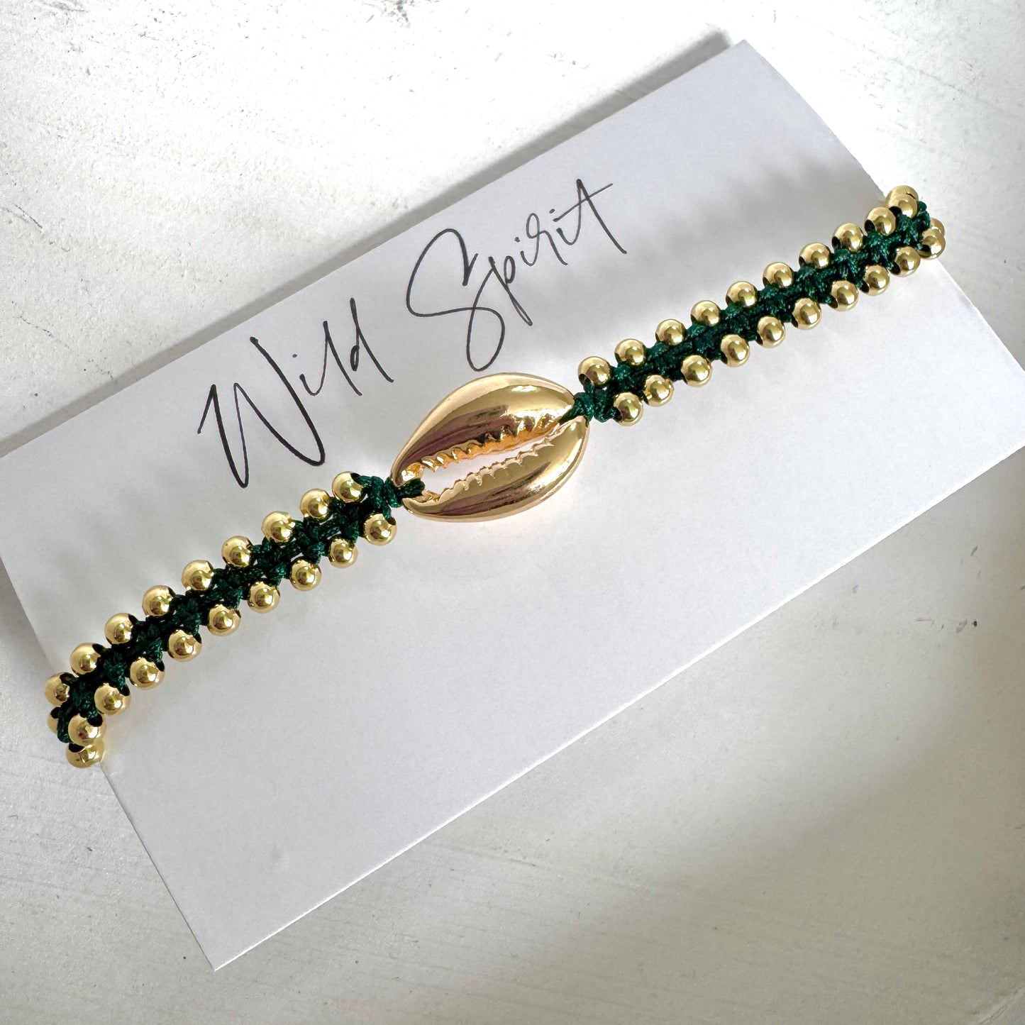 Raya Shell Bracelet - Green