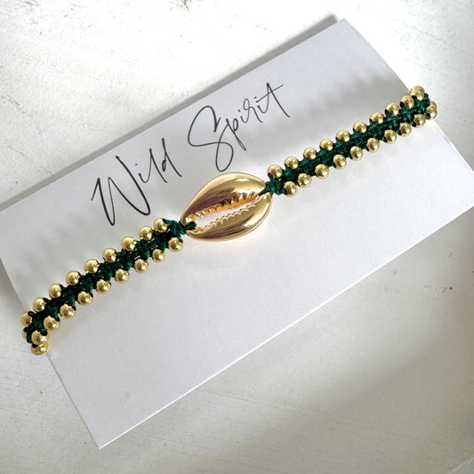 Raya Shell Bracelet - Green