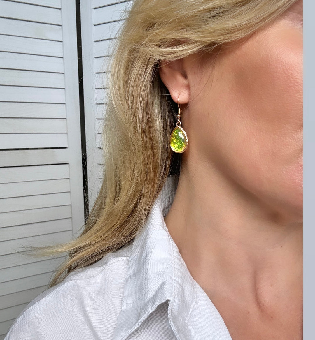The Honey 'Olive' Earrings