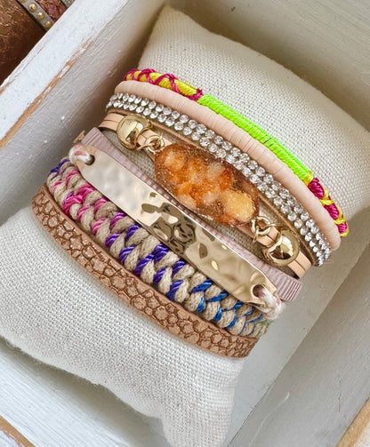 Blush Fiesta Boho Cuff