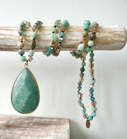 Amazonite Cleo Necklace