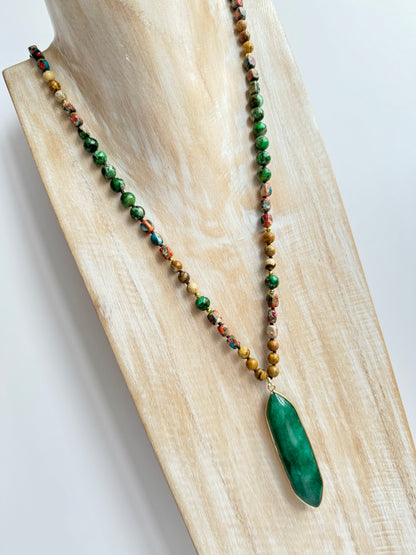 Green Mix Selena Necklace