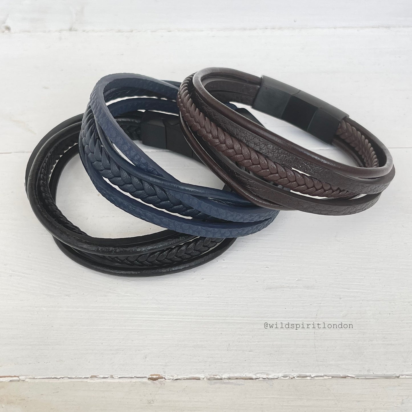 Men’s Hudson Leather Bracelet