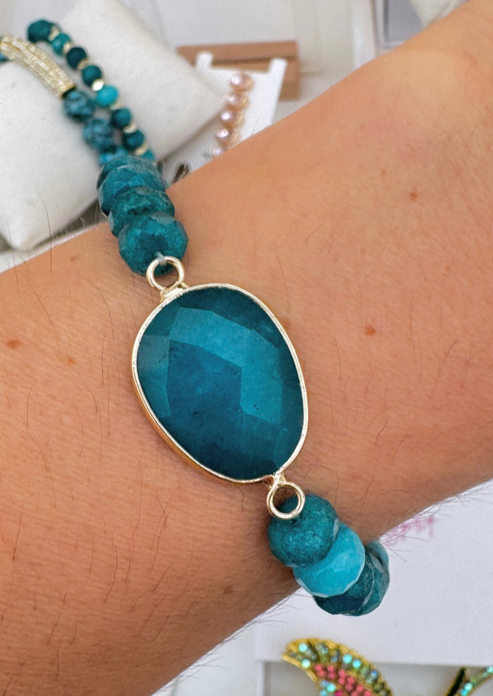 The Teal Spirit Stone Bracelet