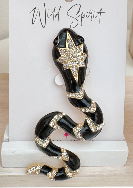 The Celestial Snake Brooch