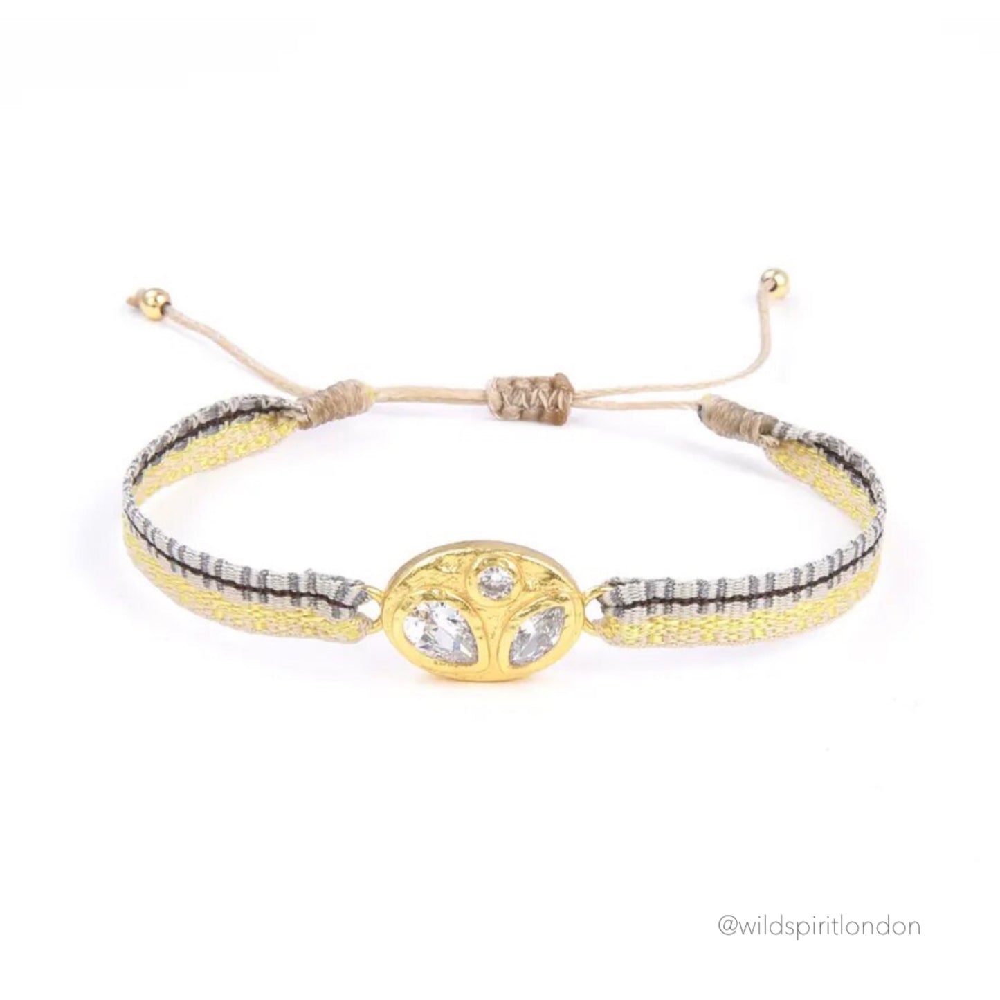 Crystal Oval Friendship Bracelet