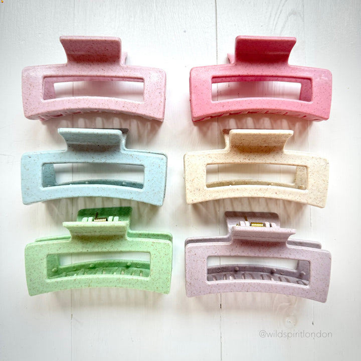 Pastel Set of 6 Medium Pastel Hair Claws