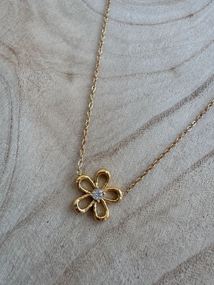 Blossom Gold Plated Waterproof Necklace