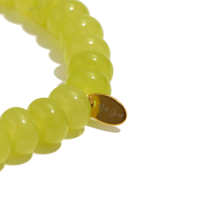 Lime Palm Tree Sun-Kissed Charm Bracelet