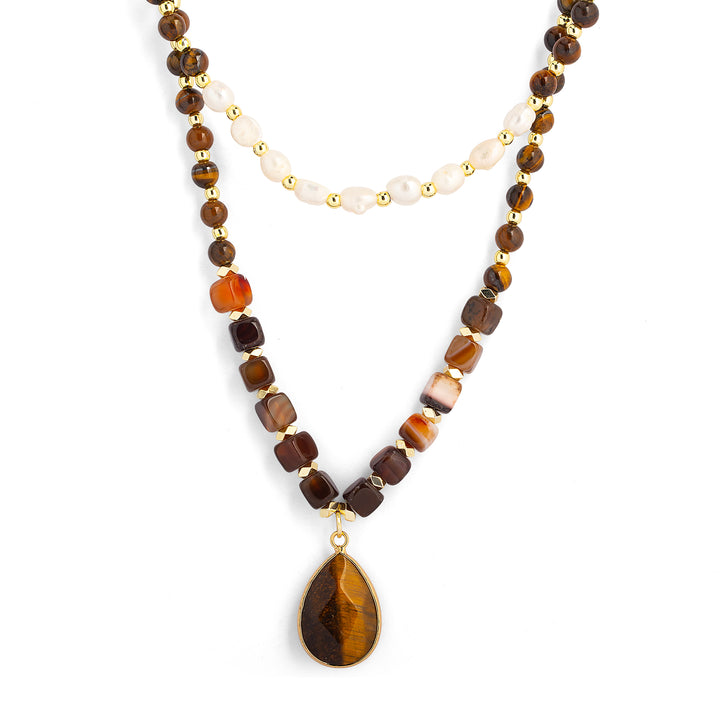 a necklace with a pendant