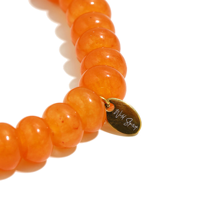 Orange Starfish Sun-Kissed Charm Bracelet