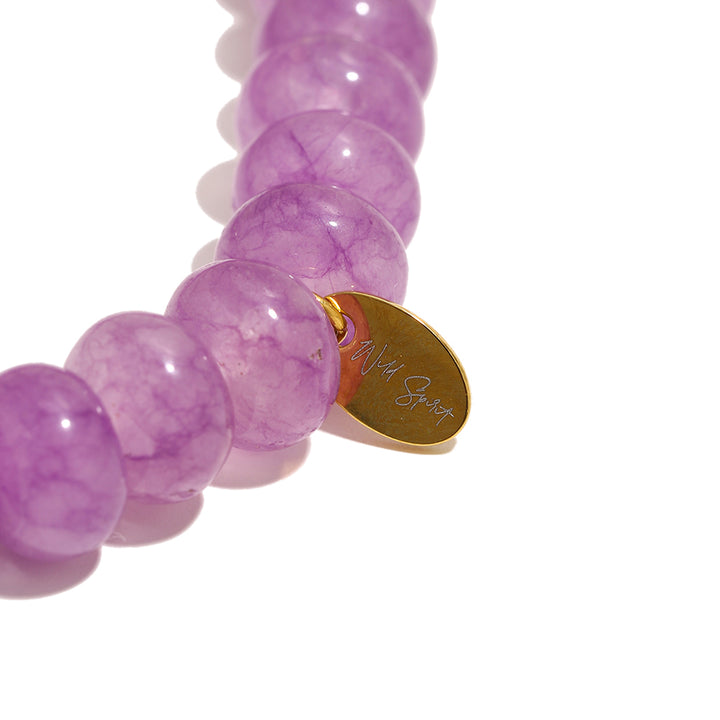 Purple Fish Sun-Kissed Charm Bracelet