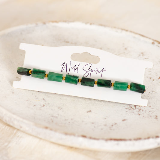 The African Emerald Rock Bracelet (Pre-Order del mid Oct)